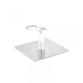 Square base for barber chair INOX L009